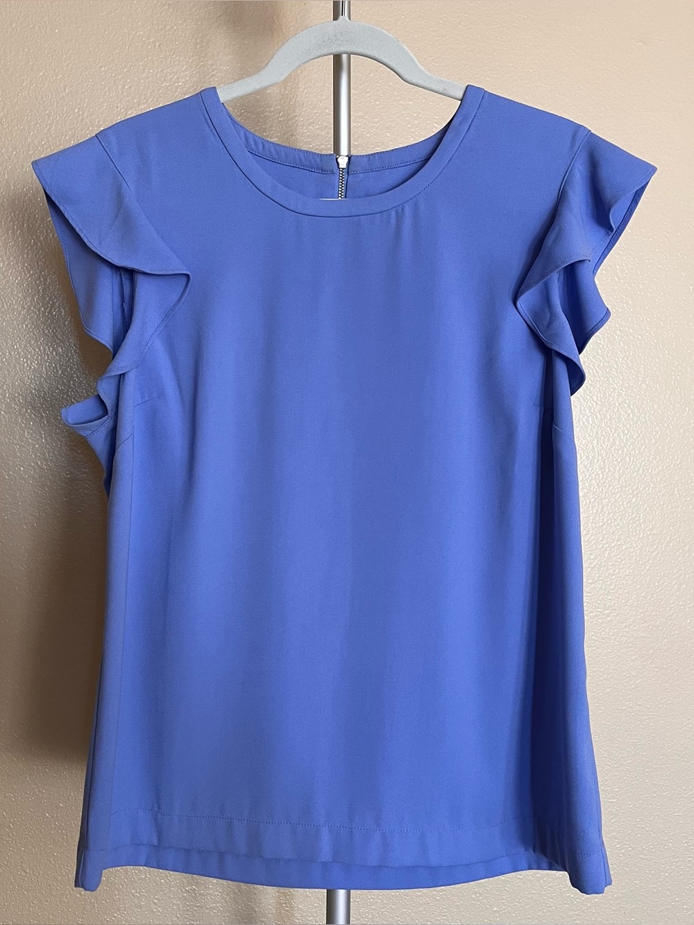 J.Crew Ruffle Sleeve Top Size 12